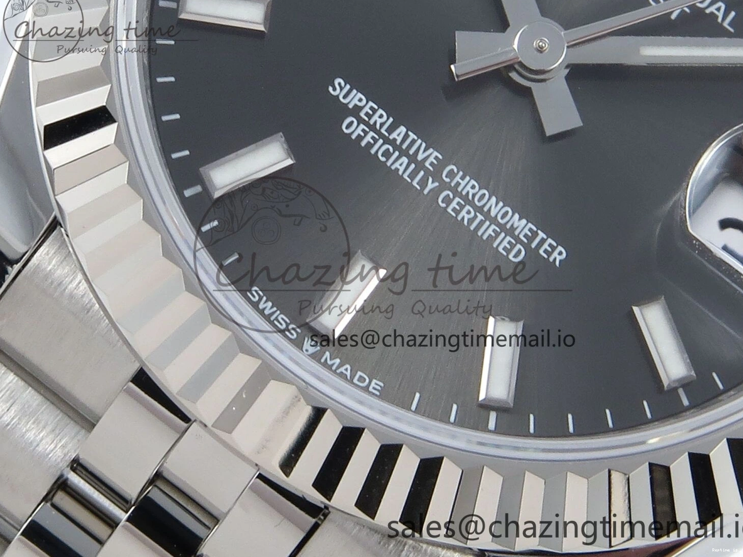 0104 Elegant DateJust 31 278274 ARF 1:1 Best Edition 904L Steel Gray Dial Stick Marker on SS Jubilee Bracelet ETA 545